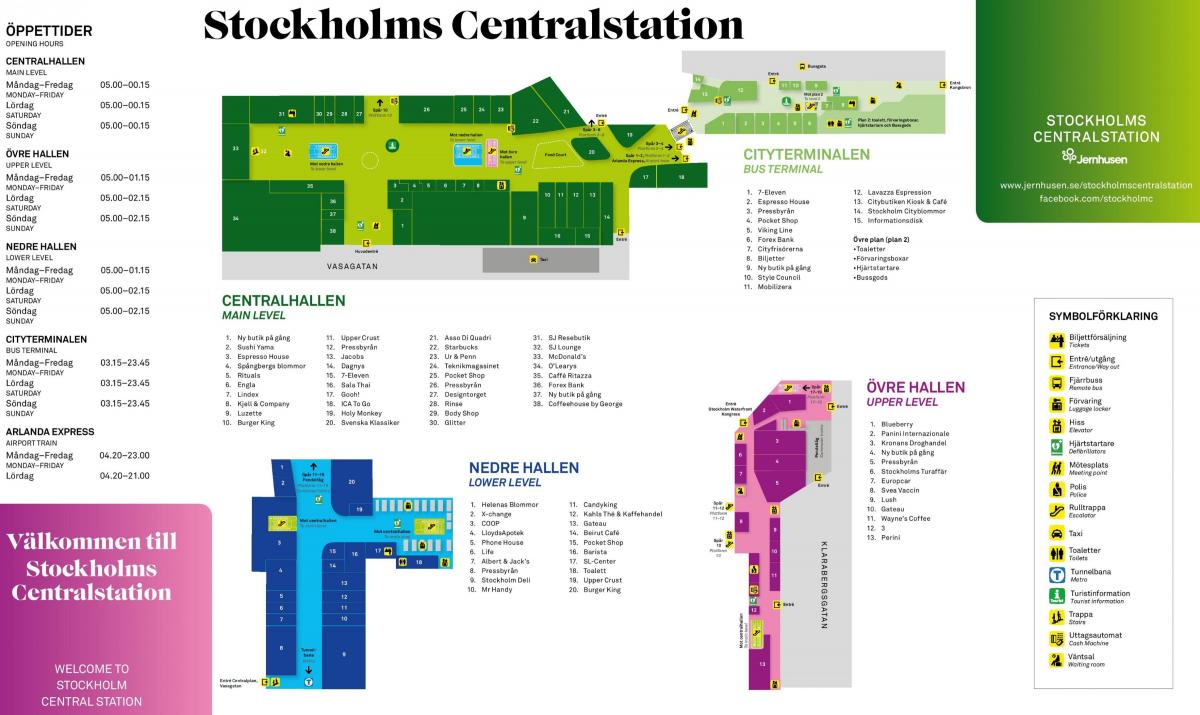 Stokholma dzelzceļa stacija map