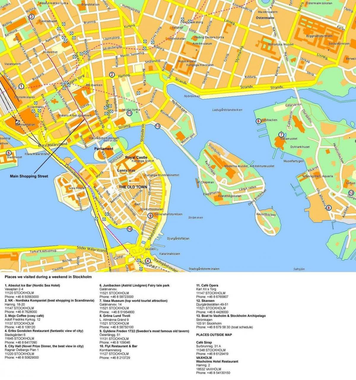 karte Stokholmas kruīza termināls