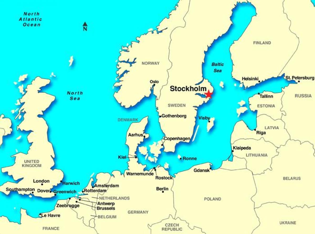 Stokholmas karte eiropā