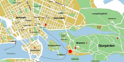 Gamla stan Stokholmas karte