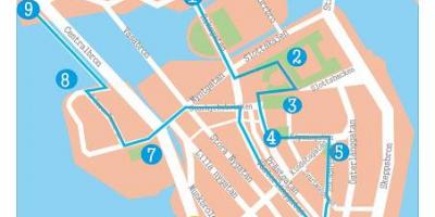 Stokholmas gamla stan karte