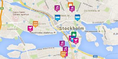 Karte geju Stokholmas karte