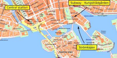 Stokholmas centrālā karte