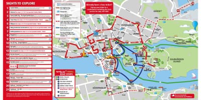 Stockholm red autobusu karte