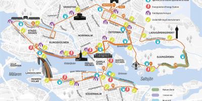 Karte Stokholmas maratons