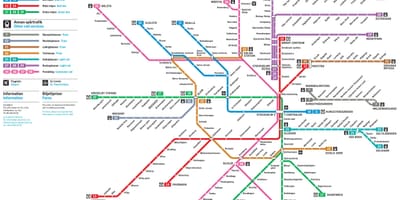 Metro karte Stokholmā