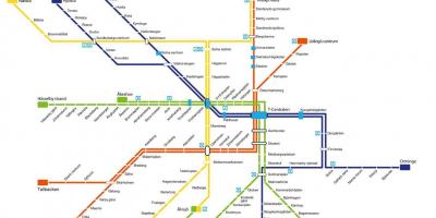 Karte Stokholmas metro māksla