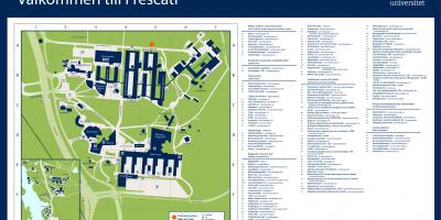 Karte Stokholmas universitātes